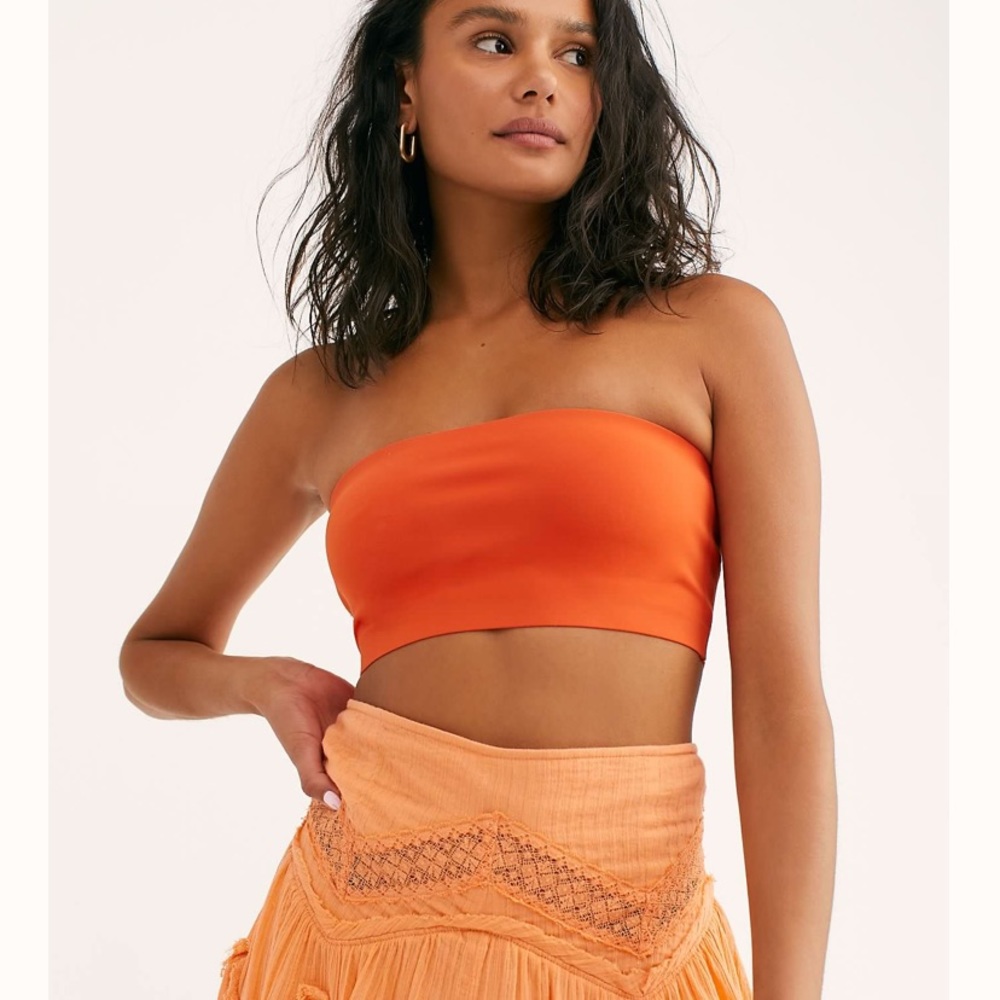 NWT Intimately Free People Orange Bandeau Size M